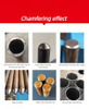 60 Chamfer Plane Deburring And Chamfering Handheld Chamfering Machine Pipe Processing Machine