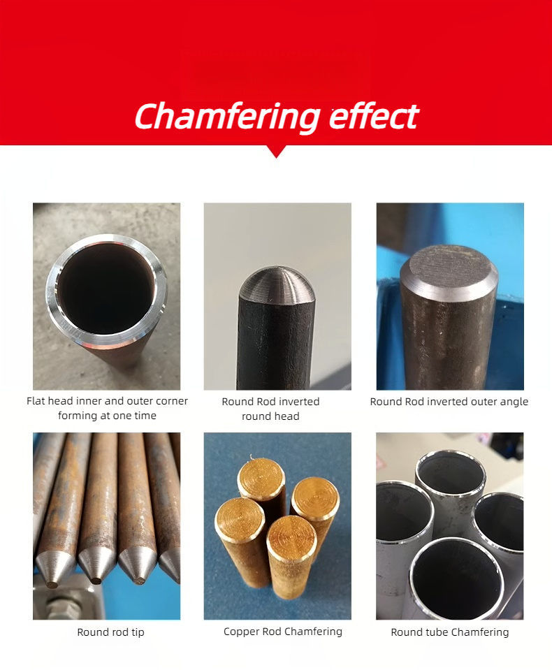 60 Chamfer Plane Deburring And Chamfering Handheld Chamfering Machine Pipe Processing Machine