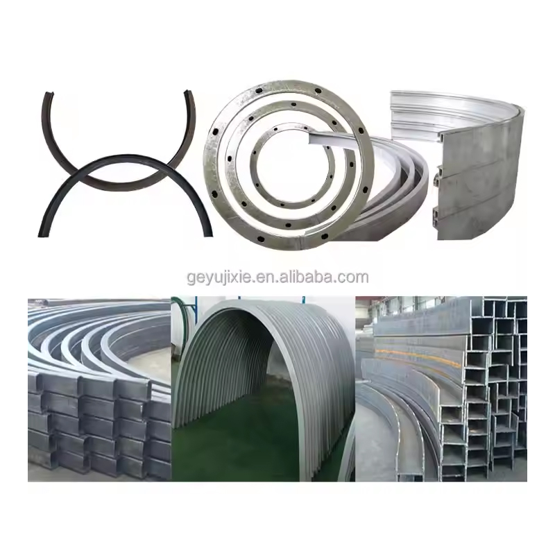 3 Roller Pipes Arc Bending Machine Electric Hydraulic Power Tube Profile Curve Round Bender