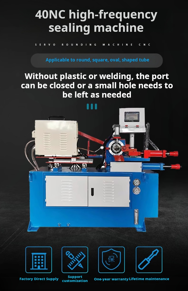 Tube End Forming Machine Sealing Machine With Auto Loading System Steel Pipe End Forming Machines