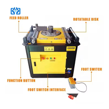 Steel Bending Machine Rebar Bending Machine Portable Reinforcing Metal Steel Bar Bender