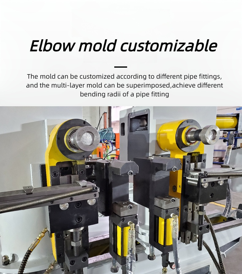 Three-dimensional Pipe Bending Machine Stainless Steel 38CNC Hydraulic Iron Pipe Semi-automatic Double-head Bending Machine