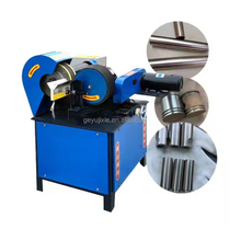 Full Automatic Stainless Steel Wire Grinding Machine Brushed Aluminum Metal DeburrTube And Pipe Polishing Machine