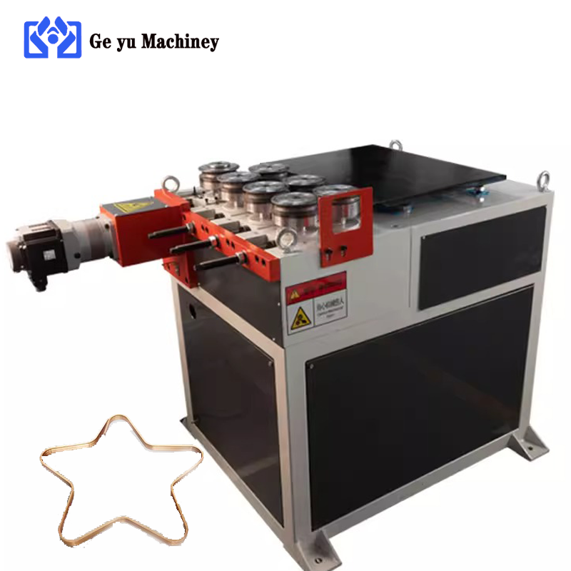 GEYU 80CNC Stainless Steel Servo Motor round Square Pipe and Tube Bending Machine for Rolling and Bending