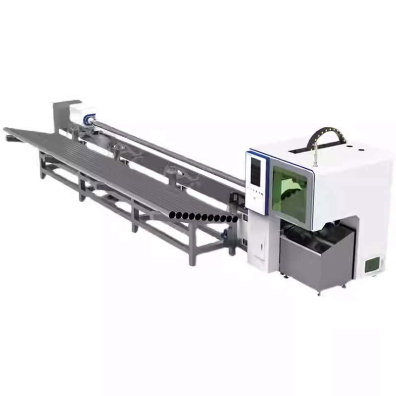 Fully automatic laser pipe cutting machine pipe grooving and cutting with high precision and no burrs
