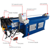 SB-38NC Economic Manual Rectangle Pipe Bending Iron Chair Pipe Bender Making Machine Bend Pipes for Sale
