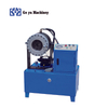 Tube Shrinking Machine Round Pipe Tube End Swaged Square Forming Swaging Squaring Machine Fully Automatic Tube Shrinking Machine