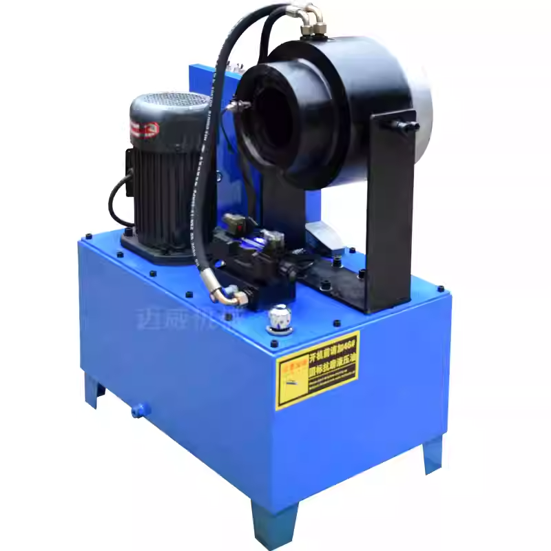 Tube Shrinking Machine Round Pipe Tube End Swaged Square Forming Swaging Squaring Machine Fully Automatic Tube Shrinking Machine