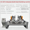 High Speed Automatic Rod Stainless Steel Copper Double Head Tube Bar Pipe End Chamfering Machine Double End Wire Chamfer Machine